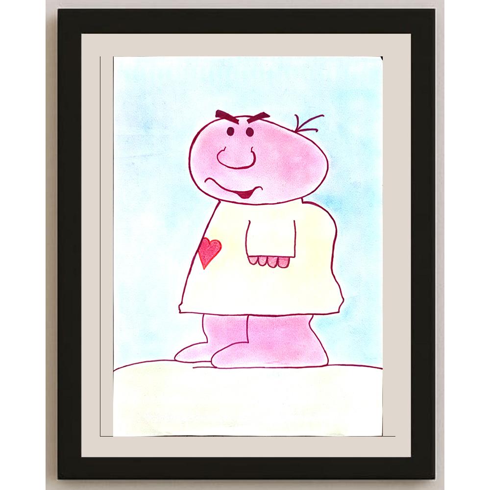 Martyna Jablonska 29x21cm Orijinal Karikatür BOD01132