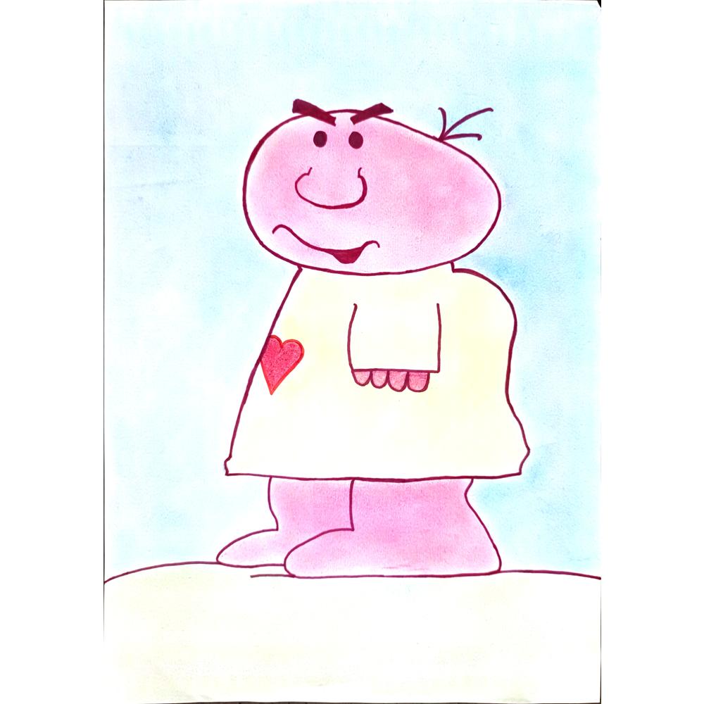 Martyna Jablonska 29x21cm Orijinal Karikatür BOD01132