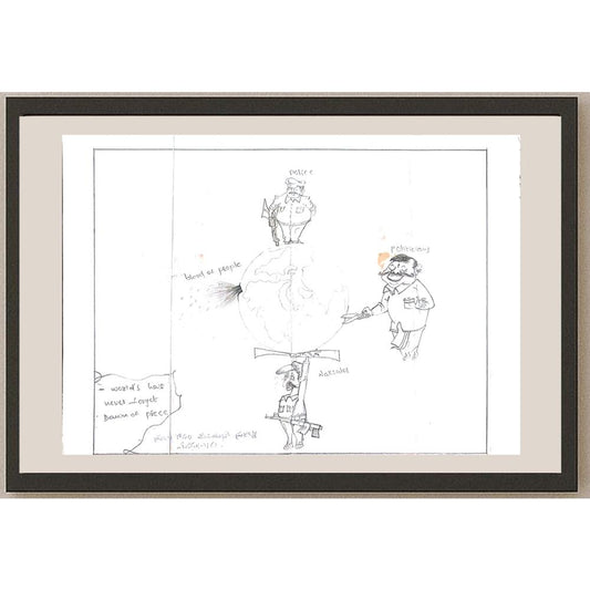 Sharak 29x21cm Orijinal Karikatür BOD01135