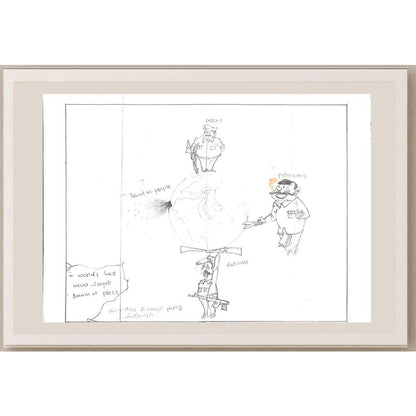 Sharak 29x21cm Orijinal Karikatür BOD01135