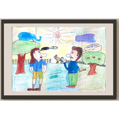 Rajeeve Sharma 29x21cm Orijinal Karikatür BOD01136