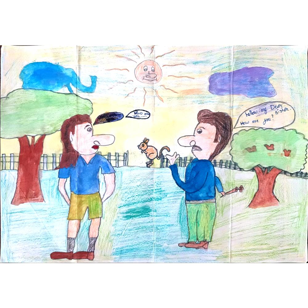 Rajeeve Sharma 29x21cm Orijinal Karikatür BOD01136