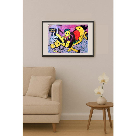 Anji Regudu 15x9cm Orijinal Karikatür BOD01140