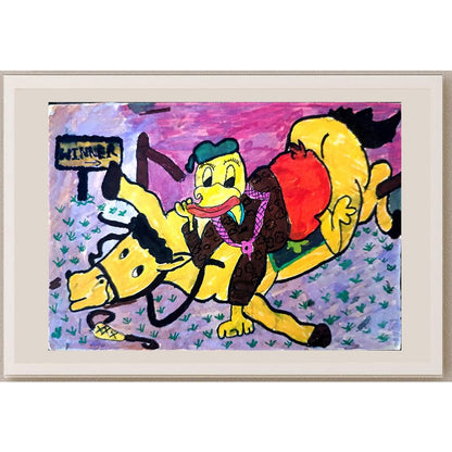 Anji Regudu 15x9cm Orijinal Karikatür BOD01140