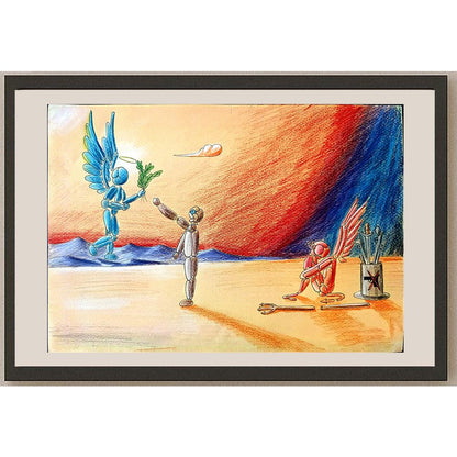 Aybars Şenyıldız 29x21cm Orijinal Karikatür BOD01141