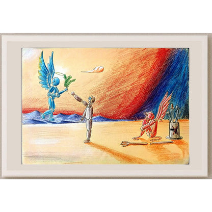 Aybars Şenyıldız 29x21cm Orijinal Karikatür BOD01141