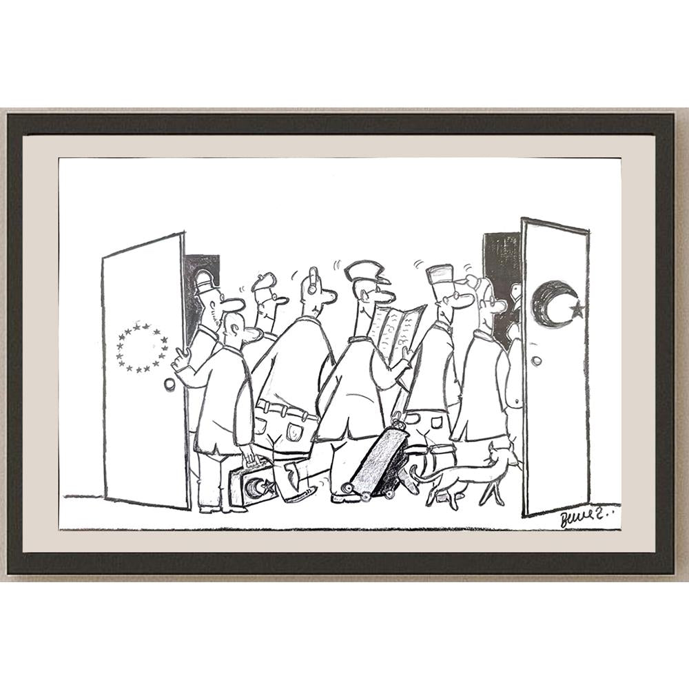 Berkay Koçak 29x21cm Orijinal Karikatür BOD01142