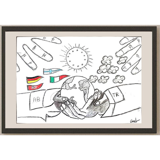 Batuhan Pekküçük 29x21cm Orijinal Karikatür BOD01143