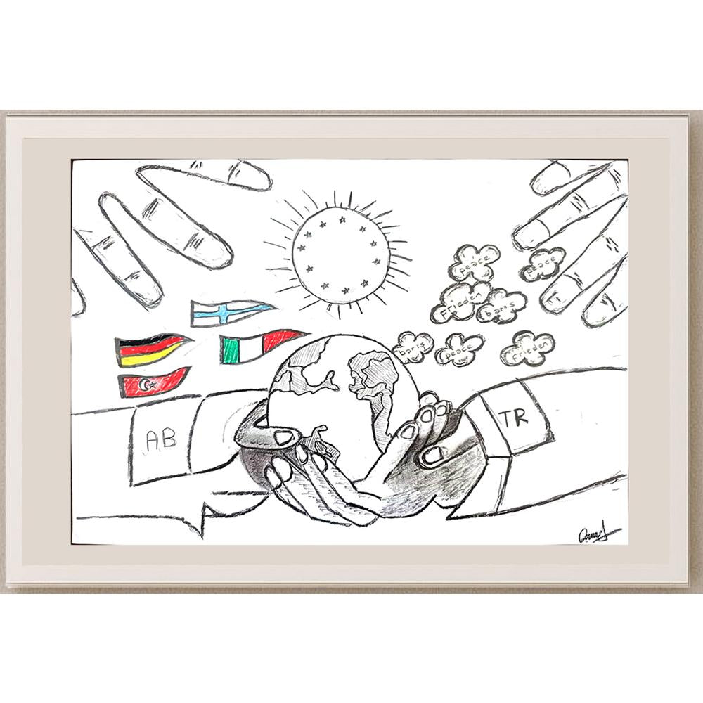 Batuhan Pekküçük 29x21cm Orijinal Karikatür BOD01143