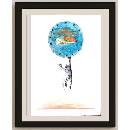 Ahmet Hacıoğlu 29x21cm Orijinal Karikatür BOD01146