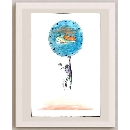 Ahmet Hacıoğlu 29x21cm Orijinal Karikatür BOD01146