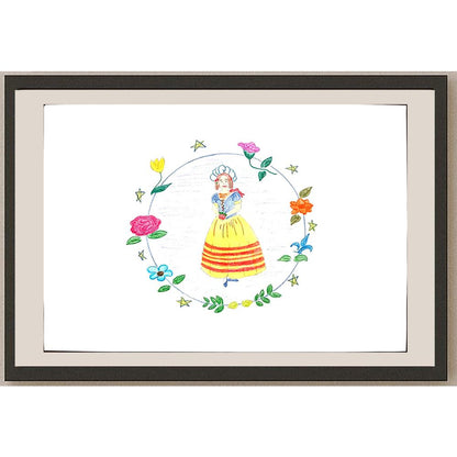 Burcu Mit 29x21cm Orijinal Karikatür BOD01150