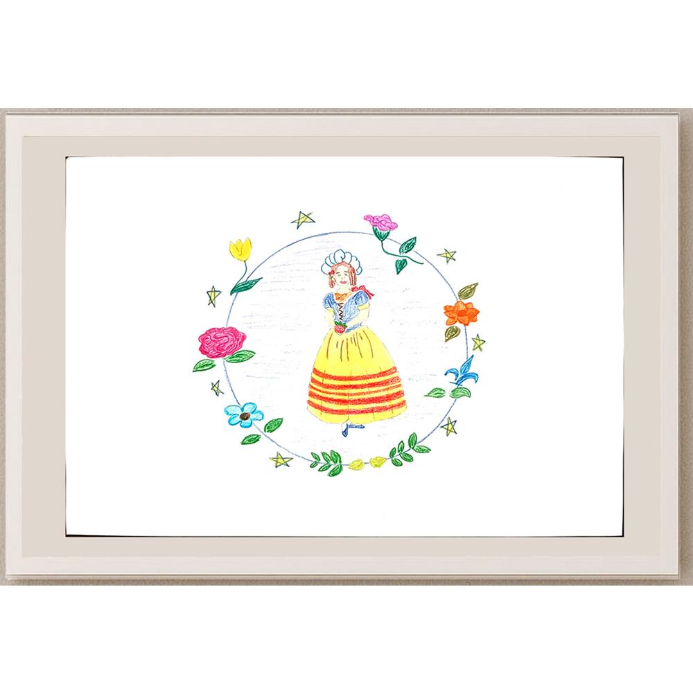 Burcu Mit 29x21cm Orijinal Karikatür BOD01150