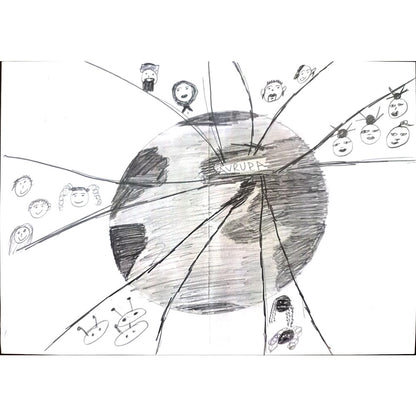 Yasemin Kaşıkçı 29x21cm Orijinal Karikatür BOD01152