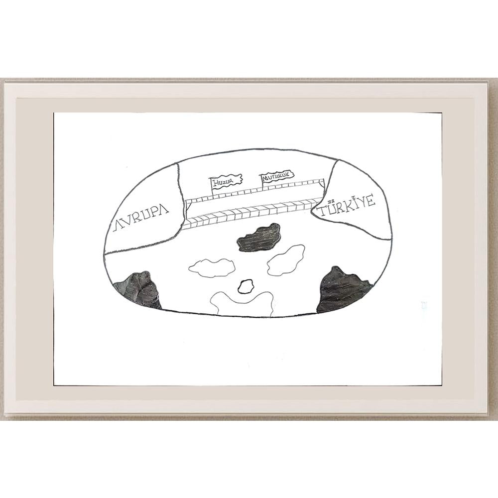 Oğuzhan Ayvaz 29x21cm Orijinal Karikatür BOD01154