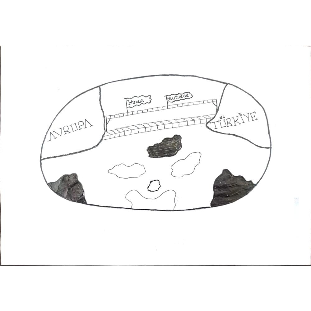 Oğuzhan Ayvaz 29x21cm Orijinal Karikatür BOD01154