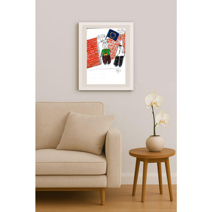 Atakan Akarsu 29x21cm Orijinal Karikatür BOD01164