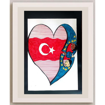 Nazlı Kalender 29x21cm Orijinal Karikatür BOD01169