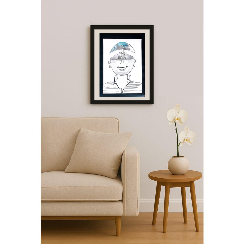 Erman Erturhan 29x21cm Orijinal Karikatür BOD01171
