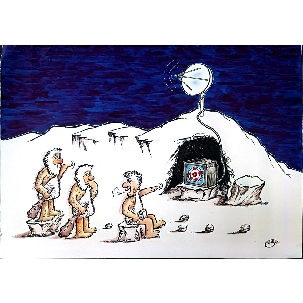 Gacesa Zarko 43x30cm Orijinal Karikatür BOD01174