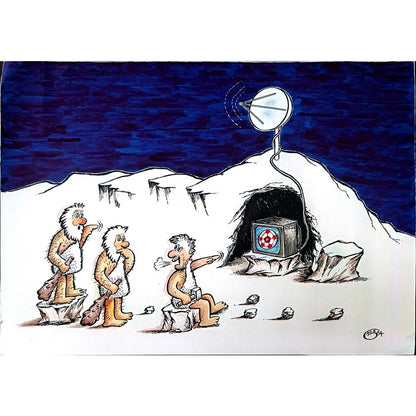 Gacesa Zarko 43x30cm Orijinal Karikatür BOD01174
