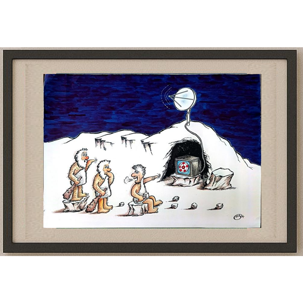 Gacesa Zarko 43x30cm Orijinal Karikatür BOD01174