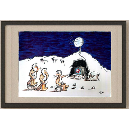 Gacesa Zarko 43x30cm Orijinal Karikatür BOD01174