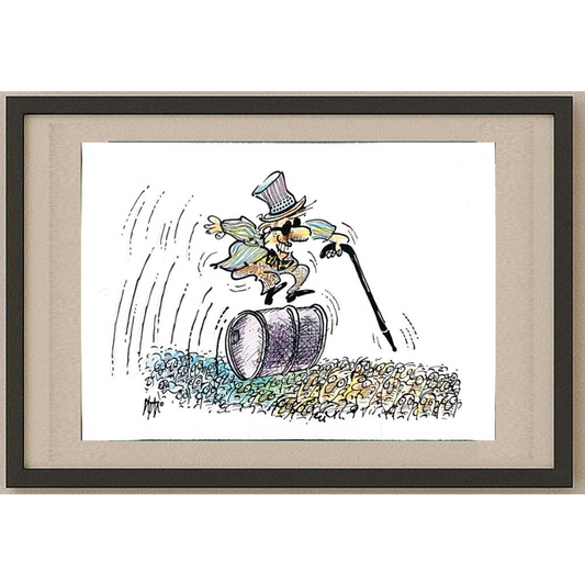 İgnjat Gatalo 35x25cm Orijinal Karikatür BOD01182
