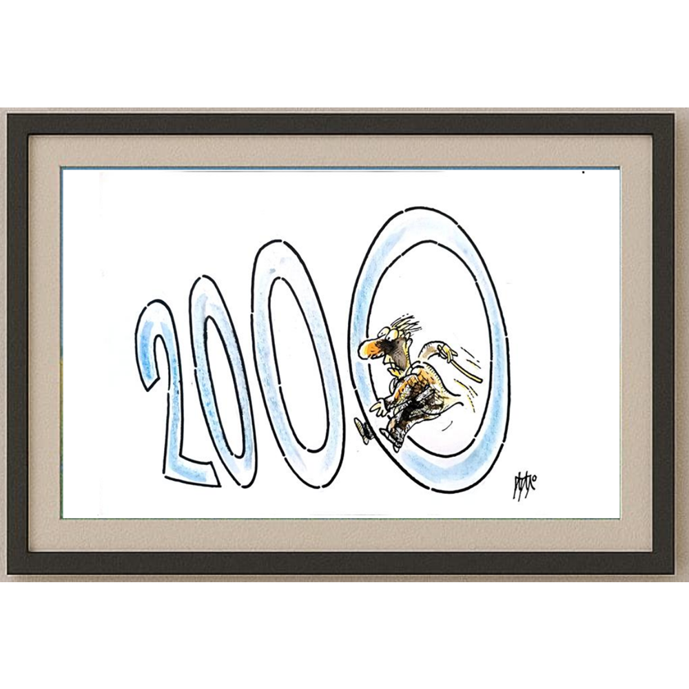 İgnjat Gatalo 35x25cm Orijinal Karikatür BOD01184