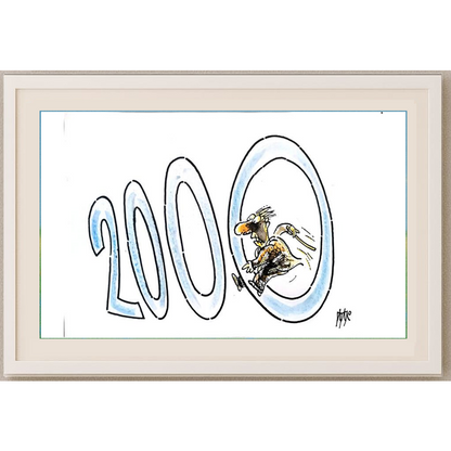 İgnjat Gatalo 35x25cm Orijinal Karikatür BOD01184