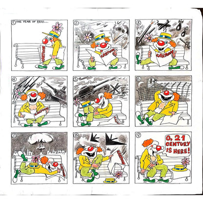 Ivailo Tsvetkov 35x33cm Orijinal Karikatür BOD01186