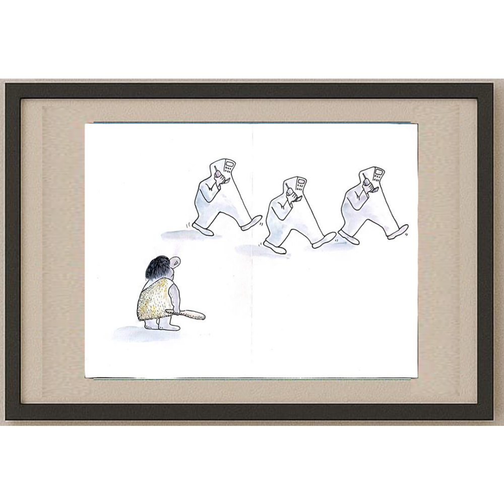 Leng Yan Ping 35x25cm Orijinal Karikatür BOD01190