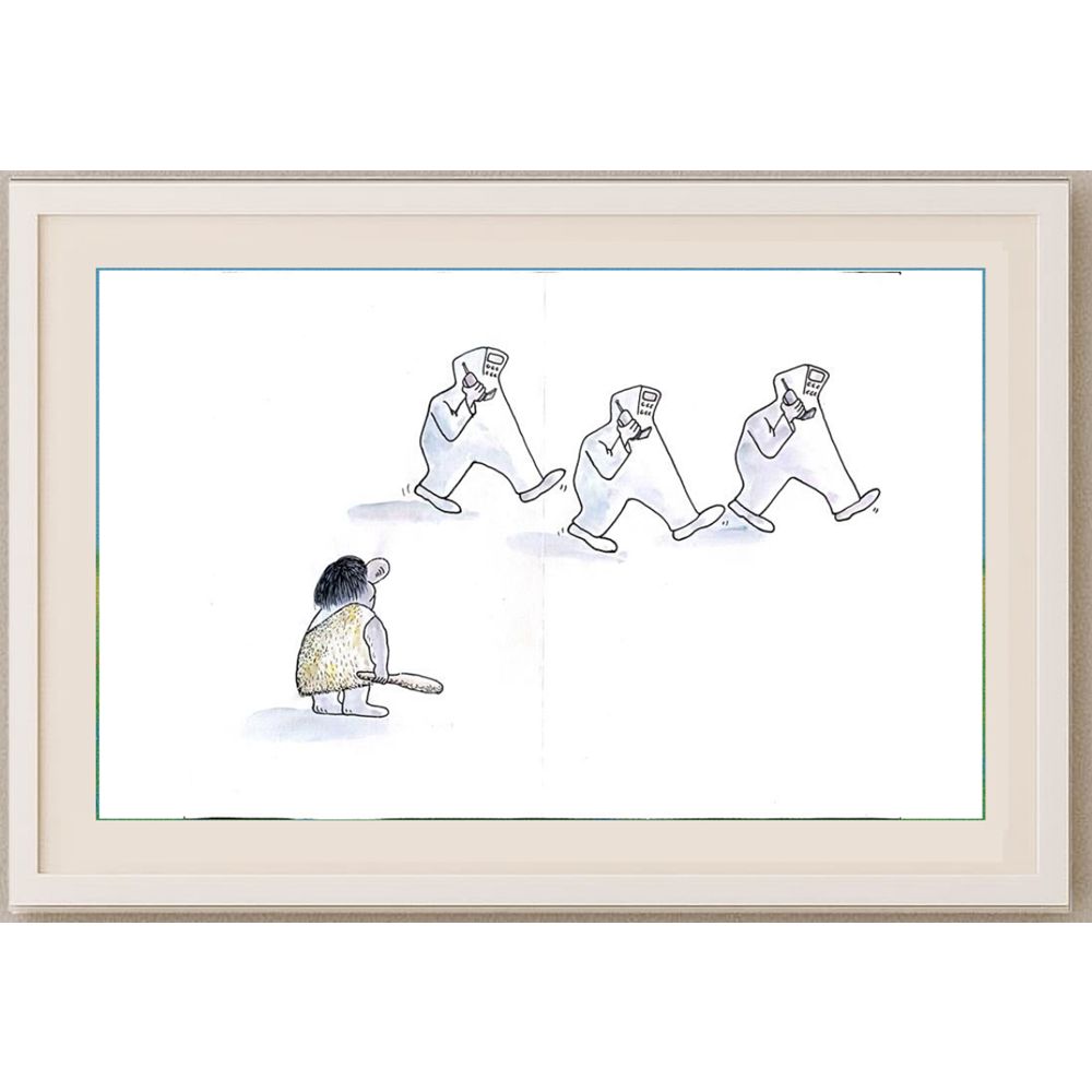 Leng Yan Ping 35x25cm Orijinal Karikatür BOD01190