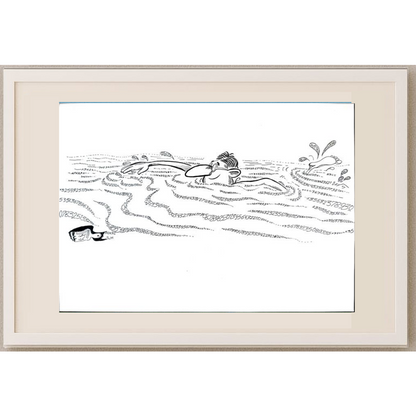 Said Mahmod 29x21cm Orijinal Karikatür BOD01193