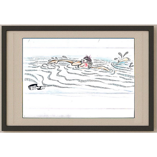 Said Mahmod 29x21cm Orijinal Karikatür BOD01194