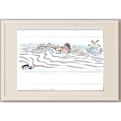 Said Mahmod 29x21cm Orijinal Karikatür BOD01194