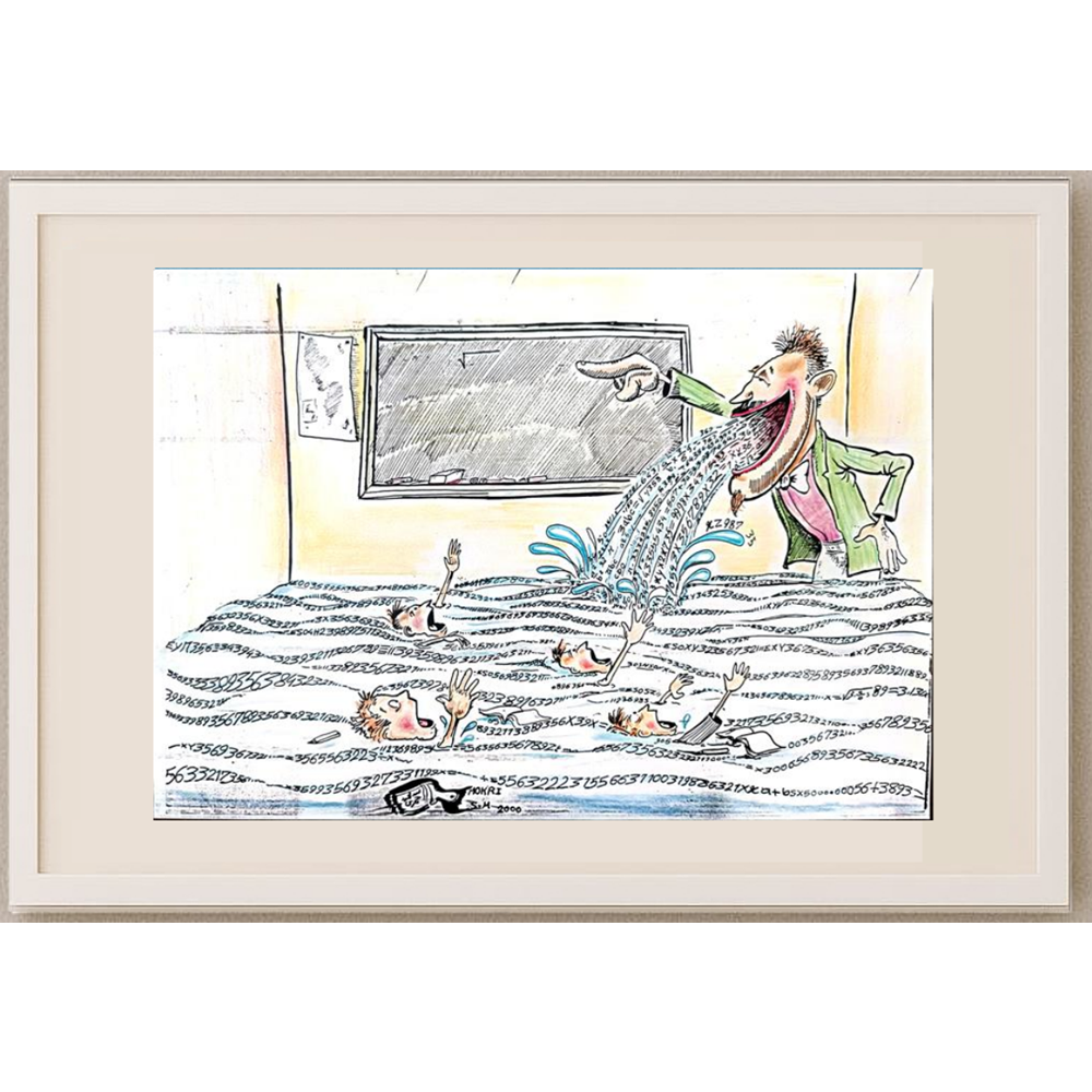 Said Mahmod 29x21cm Orijinal Karikatür BOD01195
