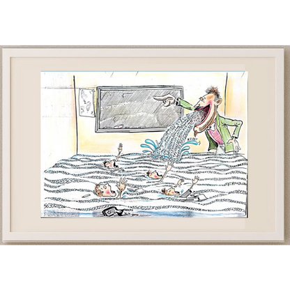 Said Mahmod 29x21cm Orijinal Karikatür BOD01195
