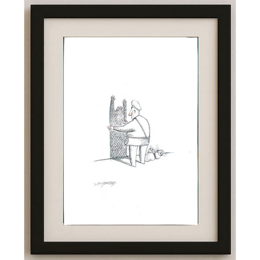 Sepideh Anjomrooz 29x21cm Orijinal Karikatür BOD01199