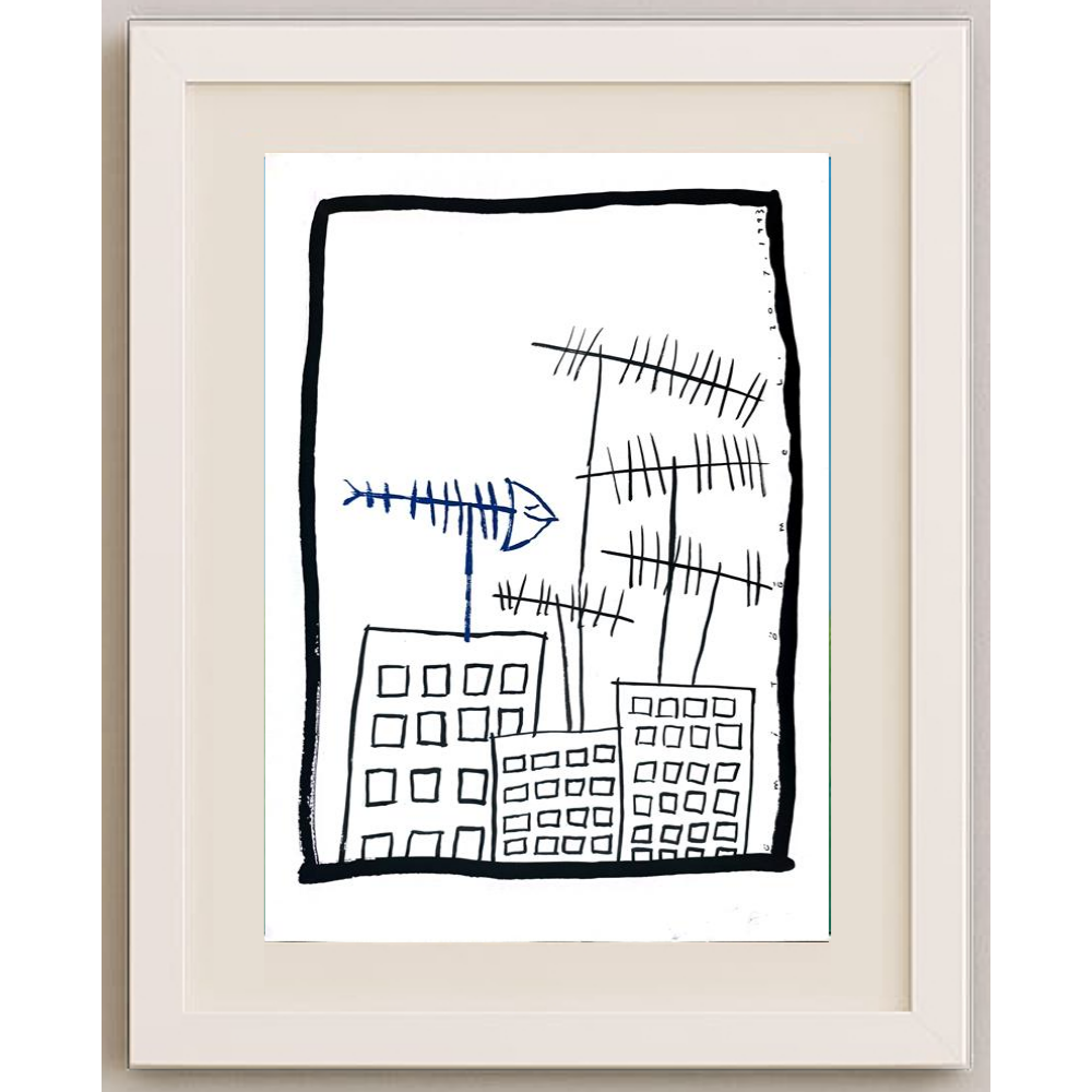 Ümit Öğmel 43x30cm Orijinal Karikatür BOD01212