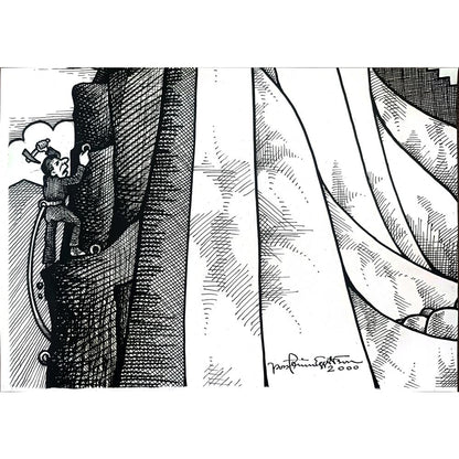 Porfarin Eggerson 35x25cm Orijinal Karikatür BOD01218