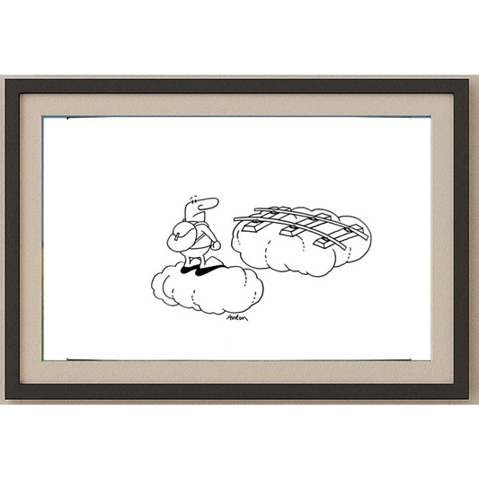 Anton Kotreba 29x21cm Orijinal Karikatür BOD01227