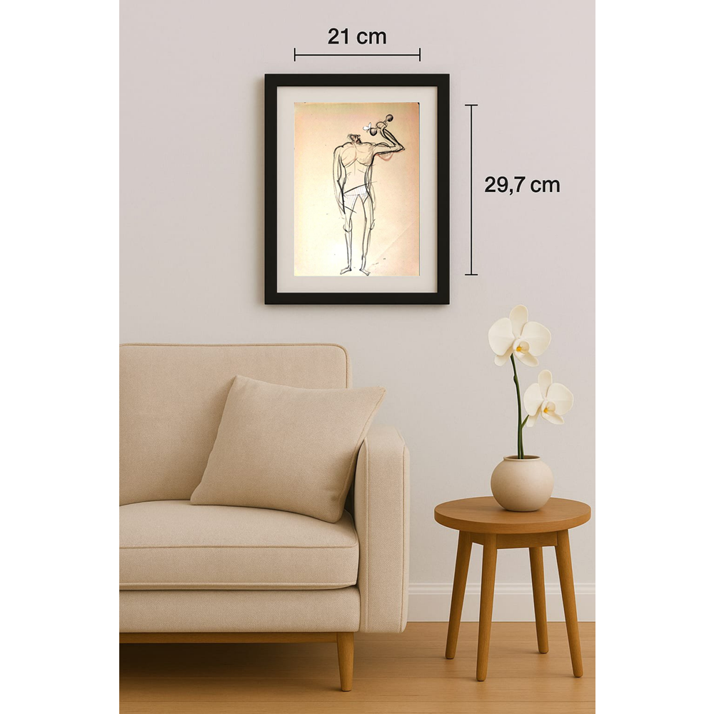 Mohsen Divandari 29x21cm Orijinal Karikatür BOD01245