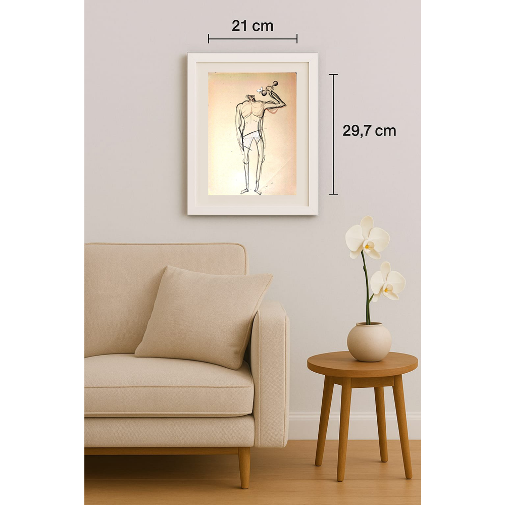 Mohsen Divandari 29x21cm Orijinal Karikatür BOD01245