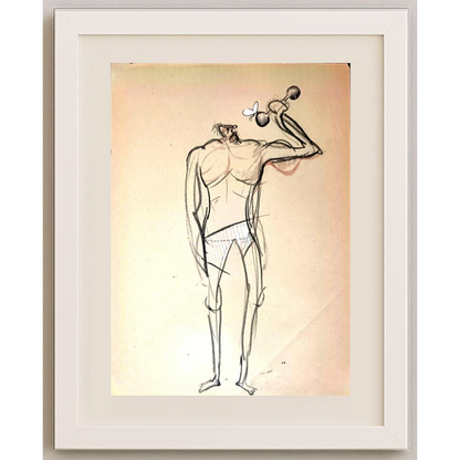 Mohsen Divandari 29x21cm Orijinal Karikatür BOD01245