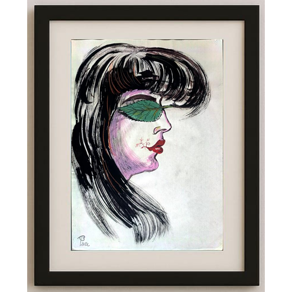 Pari Mohammad Nabi 29x21cm Orijinal Karikatür BOD01251