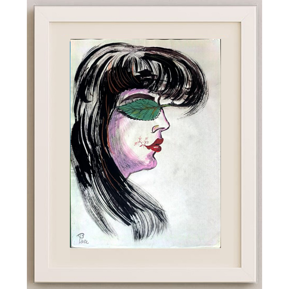 Pari Mohammad Nabi 29x21cm Orijinal Karikatür BOD01251