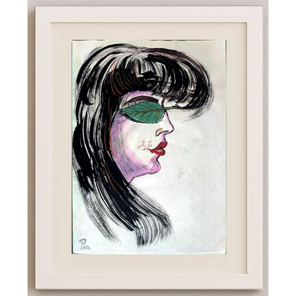Pari Mohammad Nabi 29x21cm Orijinal Karikatür BOD01251