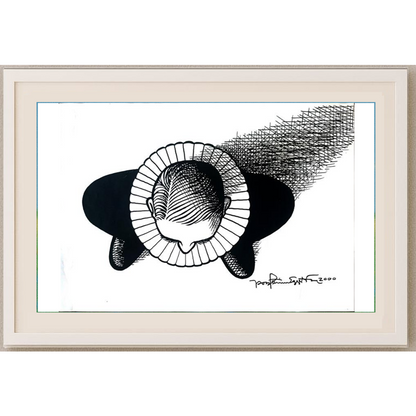 Porfarin Eggerson 43x30cm Orijinal Karikatür BOD01255