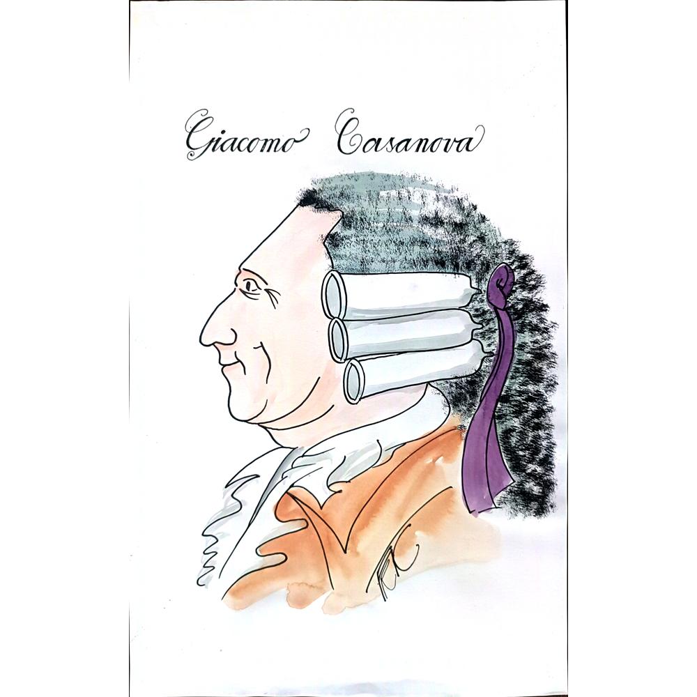 Frantisek Kratochvil 43x30cm Orijinal Karikatür BOD01261